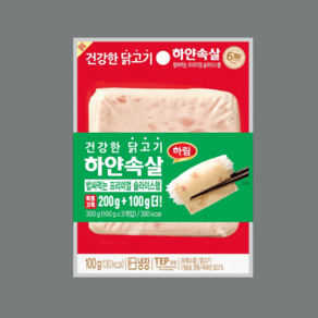 하림 하얀속살 밥싸먹는 프리미엄 슬라이스 햄 300g 담백함, 1개