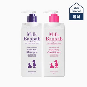 밀크바오밥 베이비&키즈 샴푸 +키즈 컨디셔너, 500ml, 1세트