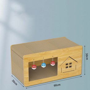 개웃기냥 고양이 스크래쳐 숨숨 하우스, 1개, A 집킹사이즈