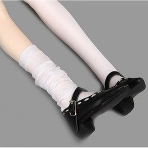 구체관절인형 양말 SD - Cotton knee socks (White)