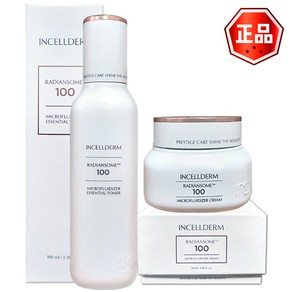 인셀덤 래디언솜 100 마이크로플루다이저 2종 토너 100ml+크림 50ml/미백 화장품