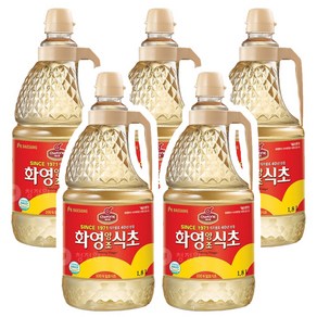 대상 쉐프원 화영 양조식초 1.8L, 5개