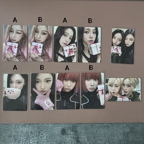 에스파 지젤 2024 핑크 크리스마스 포토카드 포카 1 aespa GISELLE 2024 PINK CHRISTMAS PHOTOCARD 1