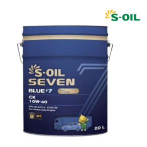 S-OIL 7 BLUE #7 CK 10W40 (20L), 1개, 20L