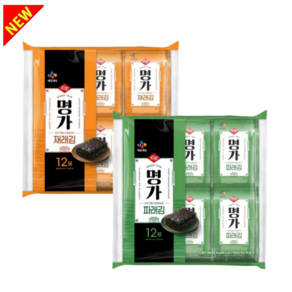 CJ 명가 재래김 4g x 12입 1 파래김 4g x 12입 1 (총2) 도시락김