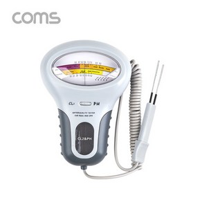 컴스 수질 농도 테스터기 CL2 잔류염소 PH 수소이온농도 측정 IF050, 207g, 1개
