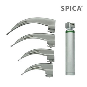 SPICA Layngoscope 라링고스코프 후두경 블레이드 핸들, 블레이드 Size #2, 1개