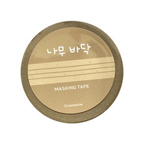 람찌네소품샵 나무바닥 마스킹테이프 15mm, 혼합색상, 1개