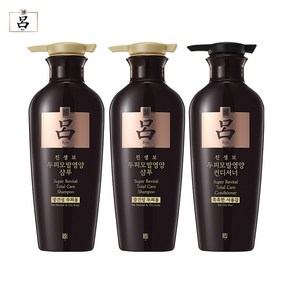 려 진생보 두피모발영양 중건성 3입 기획세트(샴푸400ml*2+컨디셔너400ml) 기획세트