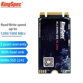 몽이몰 호환 KingSpec 노트북 데스크탑 PC용 SSD M2 NVME 2242 500GB PCIe 128GB 512GB 1TB 내장 하드 디스크 HDD, [01] NVME 2242 128GB, NVME 2242 128GB