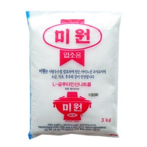 대상 미원 청정원 업소용 노말, 3kg, 1개