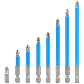 자석 십자 드라이버 비트 7종세트, 1세트