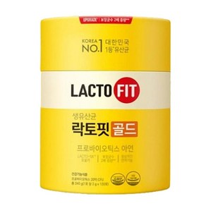 종근당건강 락토핏 생유산균 골드 5x 2g x 120포, 120개