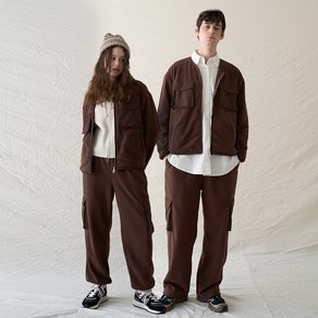 Fleece Jumpe Wide Pants Set Up CSOs-019 [Unisex]