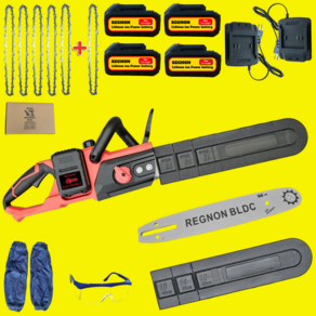 레그논 독일 BLDC 40cm 무선 전기톱 세트 RC-16, 1세트