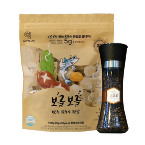 여명의식탁 보글보글 만능 K육수 150g 1개 + 내츄럴 통후추 50g 1개