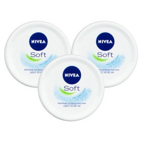 소프트 리프레싱 모이스춰라이징 크림 200ml x 3개 니베아 NIVEA 화장품 겨울 여자 코스메틱