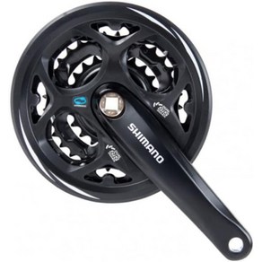 시마노 SHIMANO 3단 기어 크랭크 세트 42T FC-M311, 1개, 170mm + 가드 포함 + 블랙