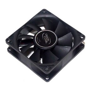 DEEPCOOL DCF-80 3P/(80mm/25T/저소음유체)/팬쿨러, 1, PC시스템 쿨러 DCF-80 3P (유체) EVERCOOL