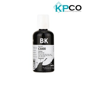 잉크테크 C5000 대용량 무한 리필 잉크 250ml 캐논 호환 GX7090 GX6091 GX5091 GX4091, 1개, C5000 검정 안료