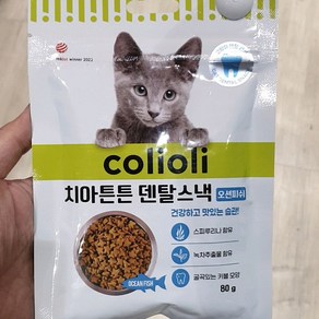 콜리올리 치아튼튼 덴탈스낵 치킨 오션피쉬 80g, 1개 오션피쉬, 1개