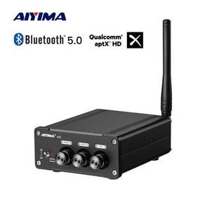 AIYIMA TPA3221 파워 앰프 블루투스 QCC3034 스테레오 디지털 사운드 앰프 APTX-HD 사운드 앰프 스피커 슈퍼 TPA3116, 1개, 01 CHINA