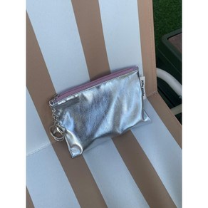 핸드메이드 글로시 실버 파우치 Glossy Silve Pouch