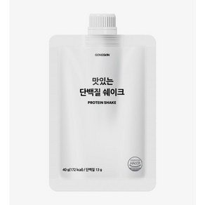 공스킨 식사대용 한끼식사 맛있는 단백질 쉐이크, 40g, 1개