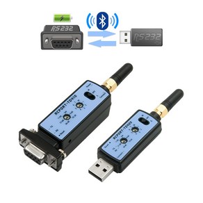 칩센 무선 시리얼통신 세트 RCPORT-TD400SET RS232 USB 컨버터 블루투스 산업용 어댑터 케이블, 배터리 내장형 세트 (TD410 + TD420), 1개