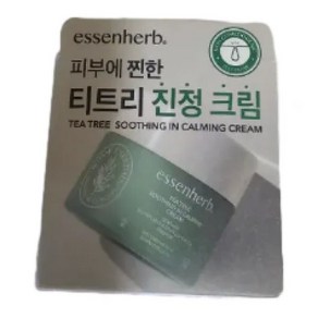 에센허브 티트리 수딩 인 카밍 크림 80ml 기획 +크림 30ml, 1개