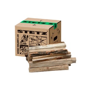 스테츠 파이어우드 10kg (캠핑 난로 불멍 바베큐 참나무 장작), 1개