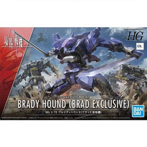 BD5062955/[경계전기][HG] 1/72 브레디(브레이디) 하운드 브레드 전용기 (BRADY HOUND Bad Exclusive), 1개