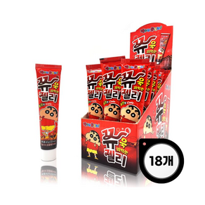 짱구는 못말려 쭈욱 짜먹는 젤리 씨유 CU 젤리, 40g, 18개