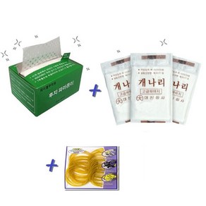 후지(500매) 개나리(50매)x3봉 고무줄(40) 세트Set 일회용 파마종이 빠마종이 부착용 파마지 펌지 롯드 셀프파마세트 파마롯드 파마약, 후지(500매)+개나리(50매)x3봉+고무줄, 3개