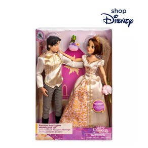 [Disney Stoe] 디즈니 스토어 라푼젤 유진 구체관절인형 웨딩 돌 세트 Rapunzel and Eugene Wedding Doll Set, 1개