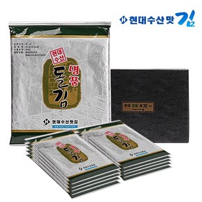 현대수산맛김 보령 대천김 명품 돌김 전장김 17봉/조미김/구운김, 17개