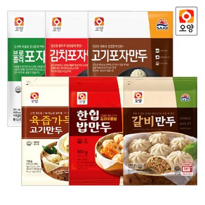 사조오양 포자만두 10팩 골라담기 /고기포자만두 갈비만두 육즙가득만두 김치만두 한입밥만두 전자렌지용 만두, 180g, 10개