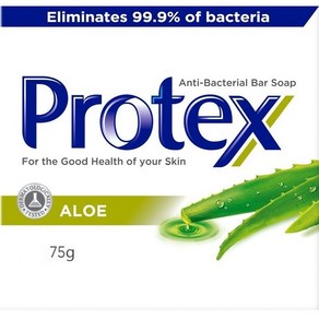 말레이시아 프로텍스알로애 베라 비누 클렌징 Potex Aloe Vea 75g x 4개(1세트), 1세트