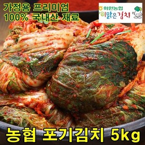 해남 화원농협 포기김치 전라도맛, 1개, 5kg, 5kg