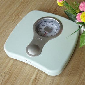일본 타니타 아날로그 바늘 예쁜 체중계 레트로 감성 소품 빈티지 기계식 몸무게 저울, 1개, HA622.연그린민트