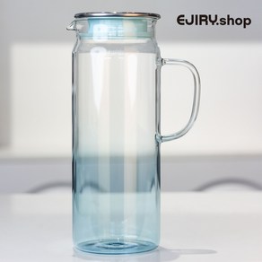 마린글라스 그라데이션 유리물병 / 1400ml / 냉장고물병, 블루, 1개