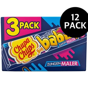 춥파 츕스 빅 바볼 혀페인터 껌 Chupa Chups Big babol Zungenmale, 82.8g, 12개