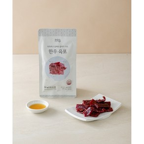 한우맘 촉촉한 한우 육포, 1개, 50g