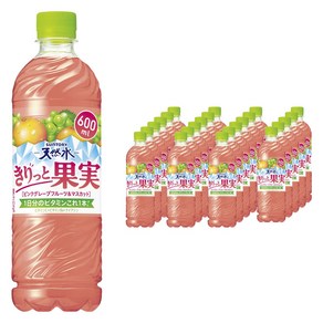 산토리 키리토 과일 핑크 자몽 & 머스캣 600ml 24개