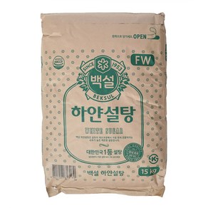 백설 하얀설탕, 1개, 15kg