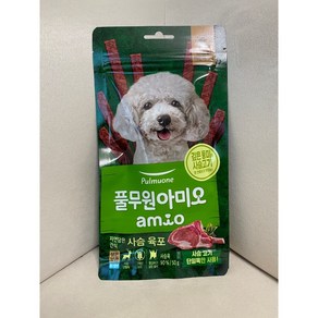 풀무원아미오 자연담은 강아지 간식, 사슴고기, 50g, 10개