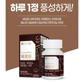 징코 비오틴 맥주효모 판토텐산 비타민b1 풍성한 모발, 2개