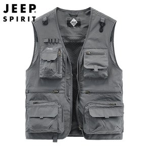 JEEP SPIRIT 정품 낚시 조끼 등산 작업 조끼 MJ0163/AL6499