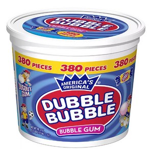 MLB 풍선껌 더블버블 풍선껌 380개 Dubble Bubble Tub 380Count