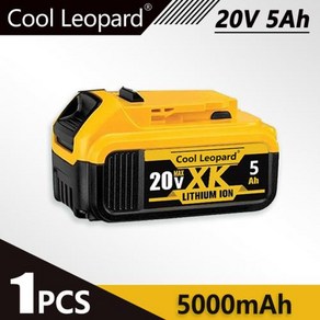 전기 공구용 교체 리튬 이온 배터리 18V DCB182 DCB180 DCB181 DCB182 DCB201 DCB205 20V 8000mAh